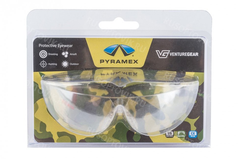 Защитные очки Venture Gear Provoq S7280S зеркально-серые (Pyramex) оптом 